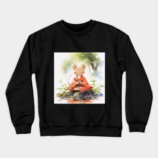 Mediation Cat Crewneck Sweatshirt